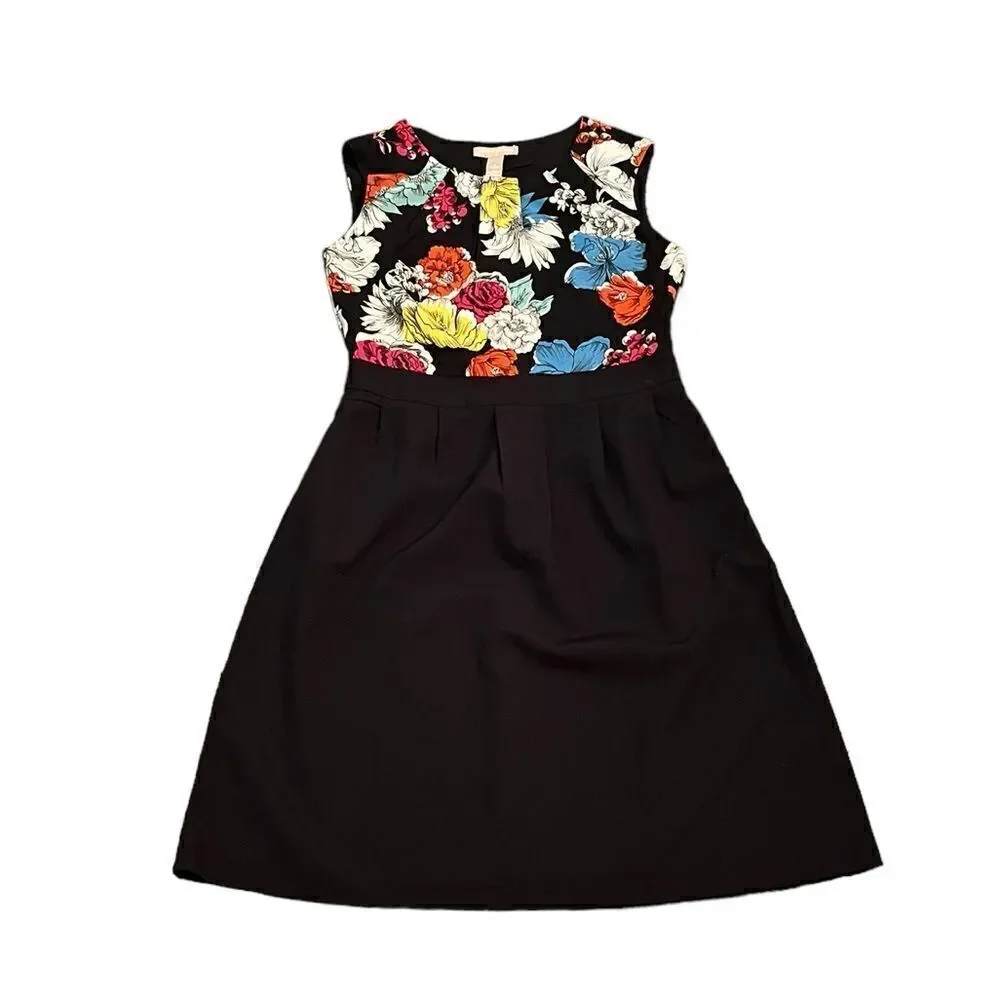 Banana Republic Women’s Floral Fit And Flare Dress, Size‎ 4, NWT